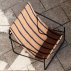 Chaise Lounge Desert - Noir/Stripe