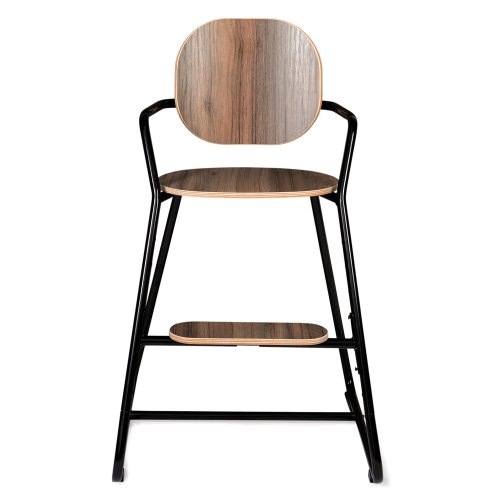 Chaise haute évolutive Tibu Black Edition - Noyer/Noir