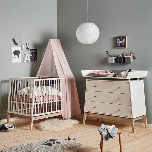 Chambre Bébé Complète évolutive Luna Duo - Blanc