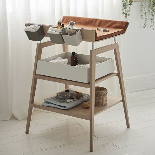 Chambre Bébé Complète Linea Duo Table à langer - Chêne