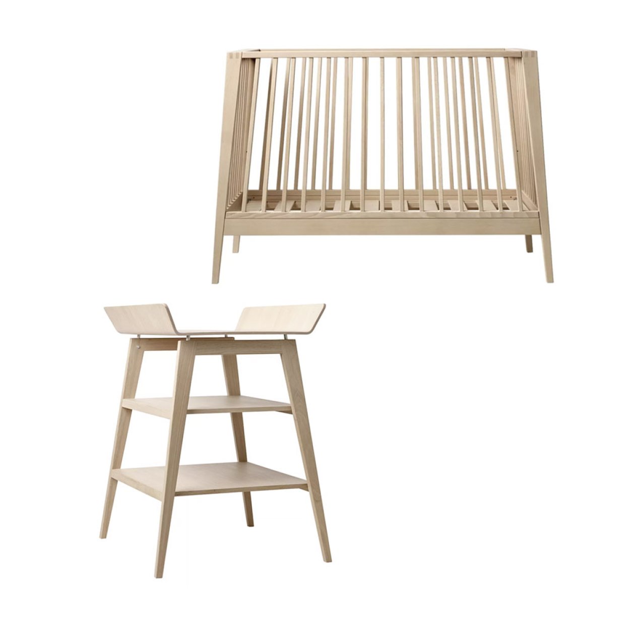 Chambre Bébé Complète Linea Duo Table à langer - Hêtre