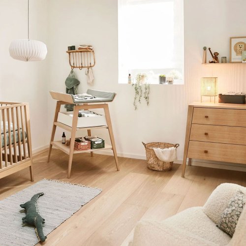 Chambre Bébé Complète Linea Trio - Chêne