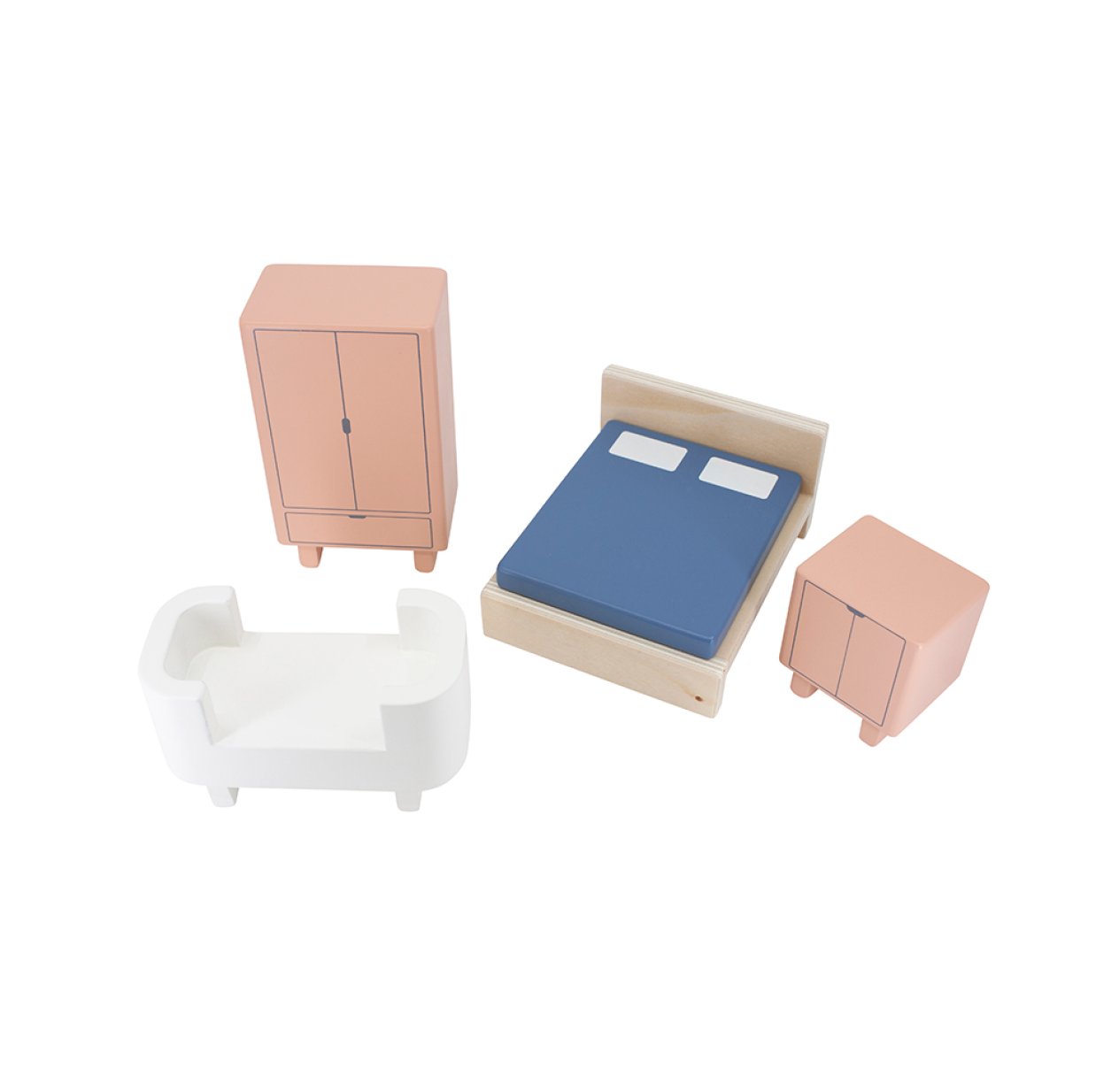 Chambre pour maison de poupées