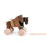 Chevaux à tirer - Bois sombre