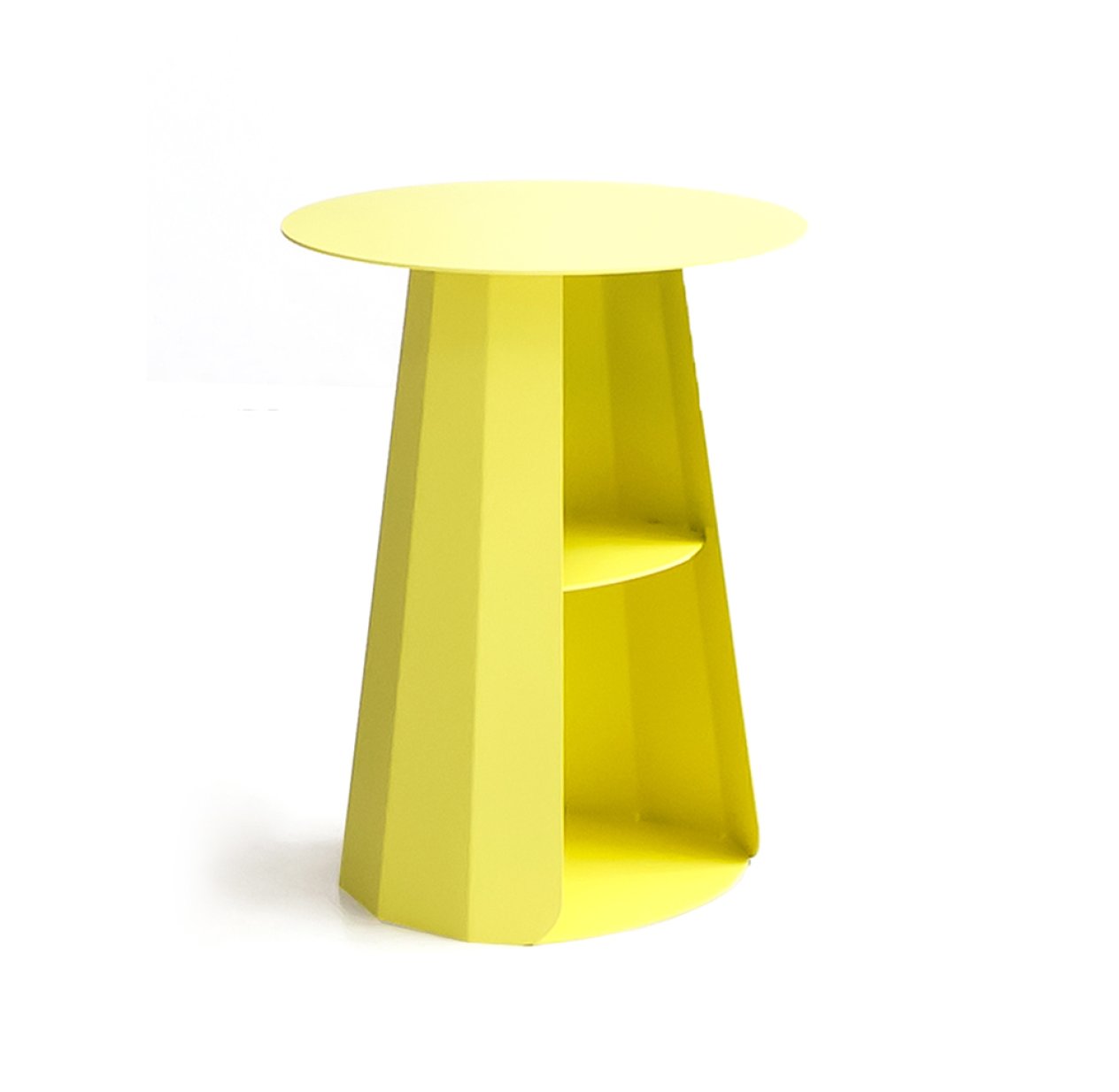 Chevet Ankara plateau rond - Jaune