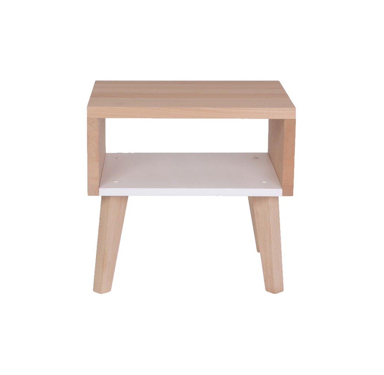 Chevet / Bout de canapé - Blanc