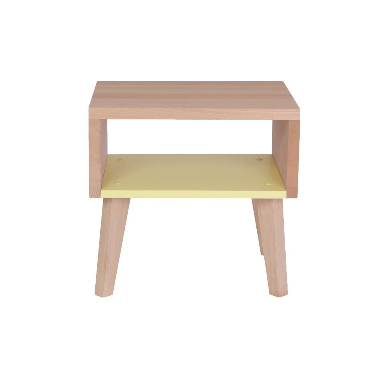 Chevet / Bout de canapé - Jaune