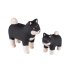 Figurine famille chiens Shiba Inu Polepole Pair