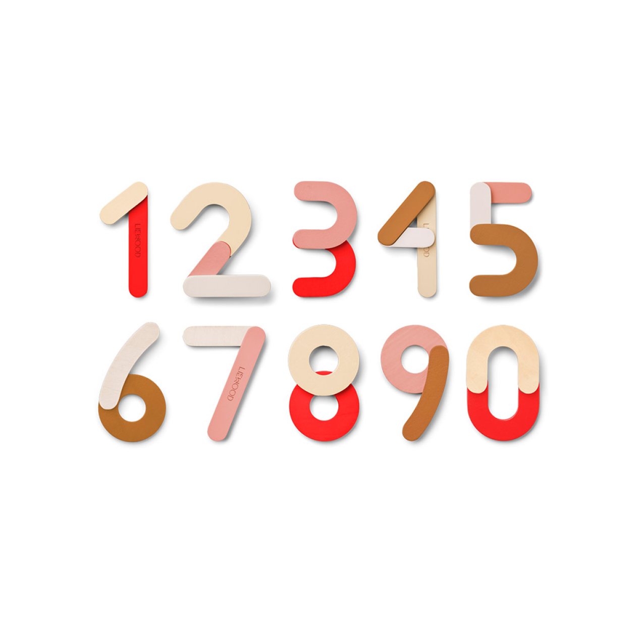 Chiffres Magnétiques Jota - Rose Mix