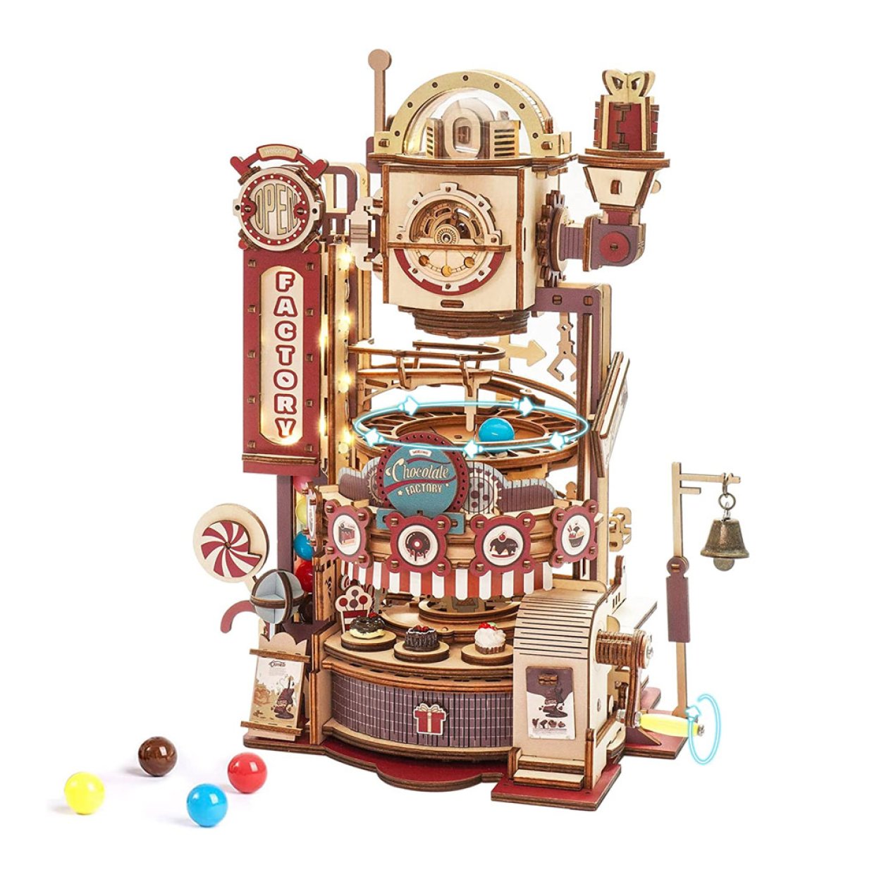 Jeu de Construction Chocolate Factory Marble Run