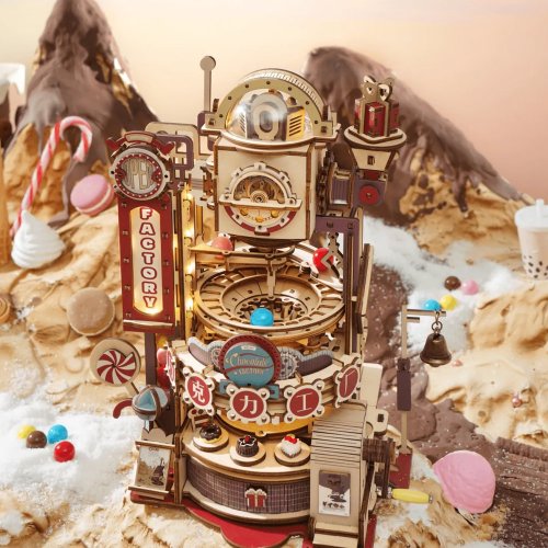 Jeu de Construction Chocolate Factory Marble Run