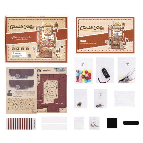 Jeu de Construction Chocolate Factory Marble Run
