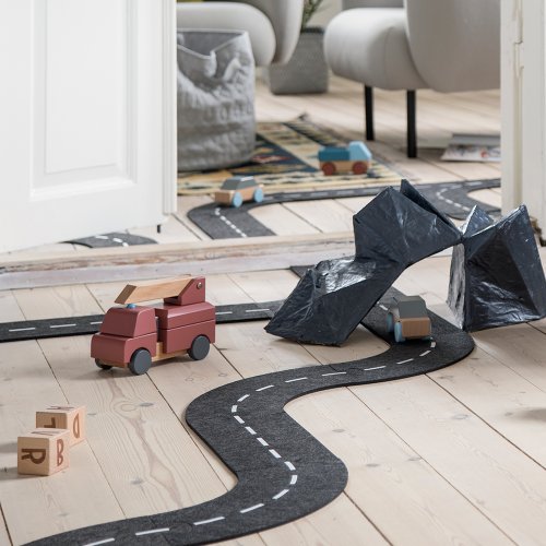 Circuit de voiture en feutre