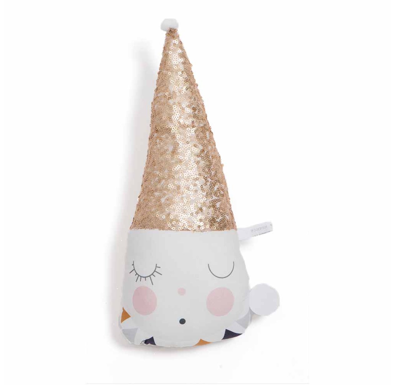 Boîte à musique Clown sequins - Or