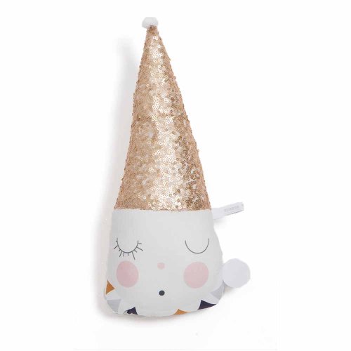 Boîte à musique Clown sequins - Or