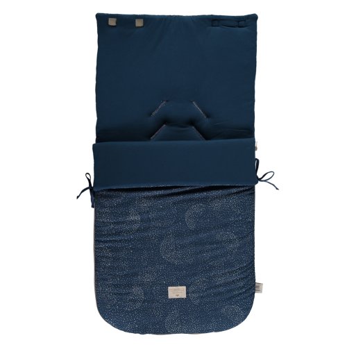 Nid d'ange bébé Passegiata bubble Elements - Bleu marine