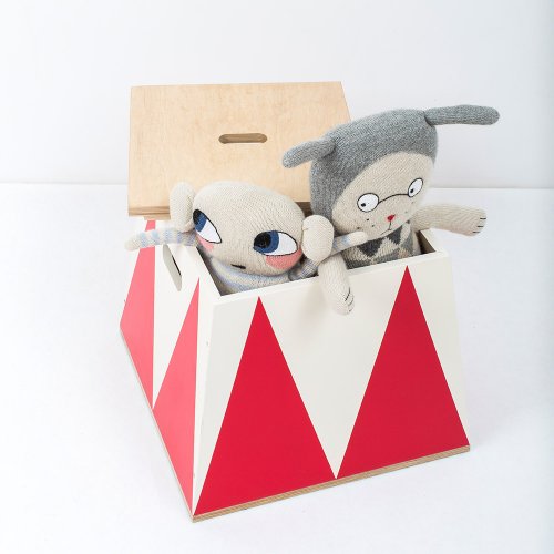 Coffre à Jouets Roll Up - Rouge