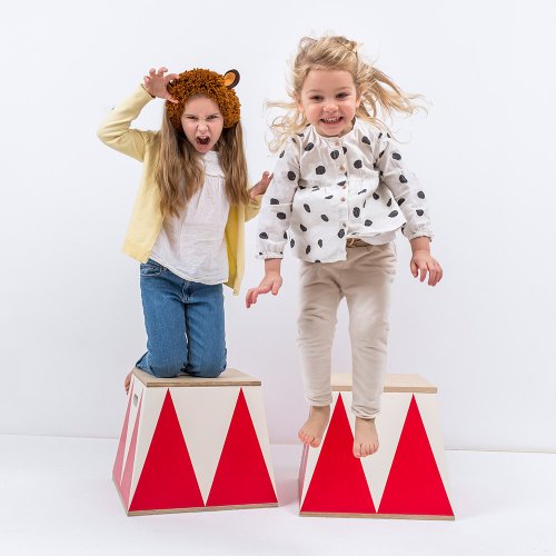 Coffre à Jouets Roll Up - Rouge