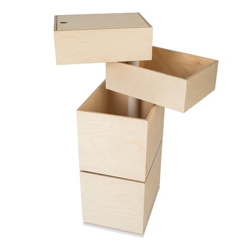 Coffre à jouets Toy Carousel 4 tiroirs