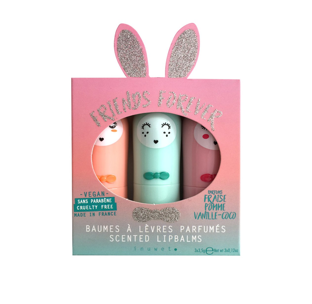 Coffret de 3 Baumes à Lèvres Aqua