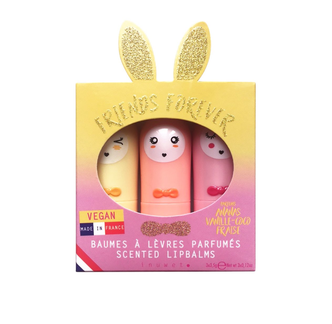 Coffret de 3 Baumes à Lèvres Californie