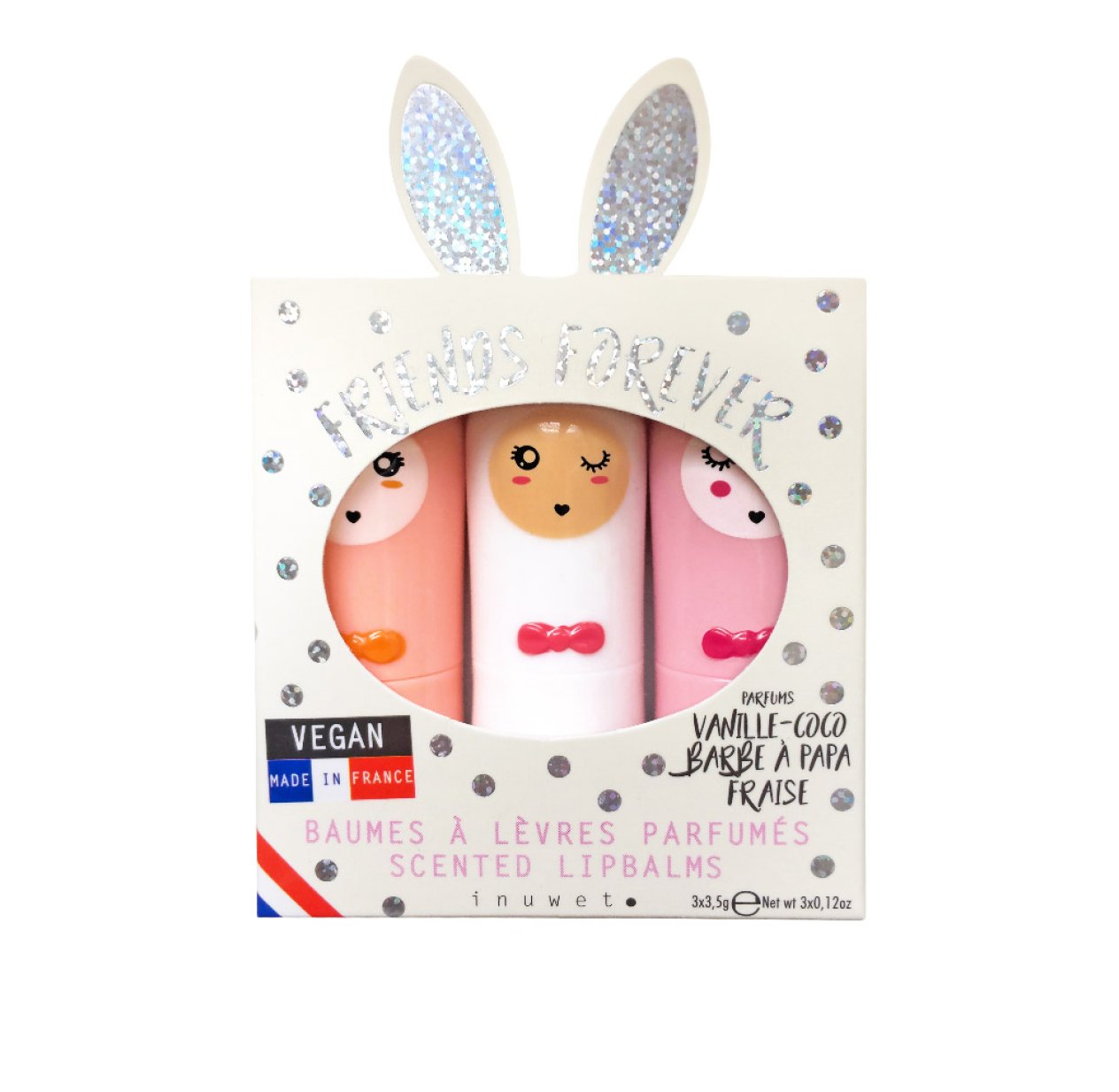 Coffret de 3 Baumes à Lèvres Dots