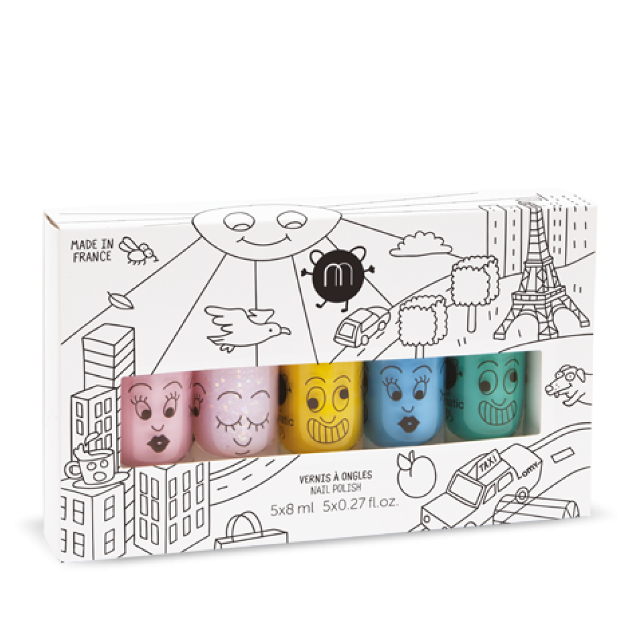 Coffret de 5 vernis City