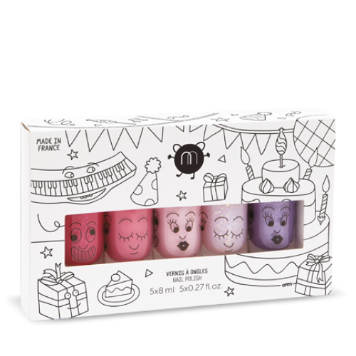 Coffret de 5 vernis Party