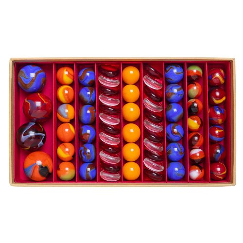 Coffret de 64 Billes Dragon - Feu