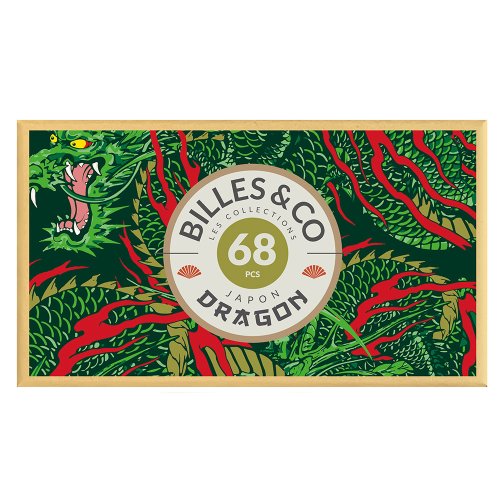 Coffret de 68 Billes Dragon - Jade