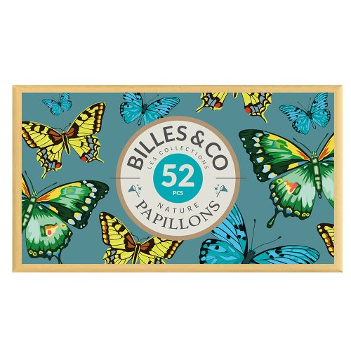 Coffret de 52 Billes - Papillons