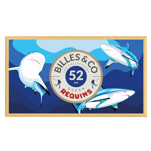 Coffret de 52 Billes - Requins