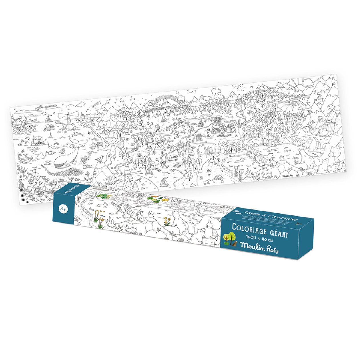 Coloriage Géant L'Explorateur