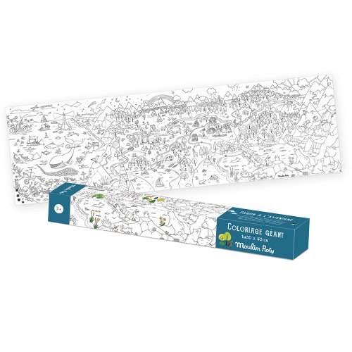 Coloriage Géant L'Explorateur