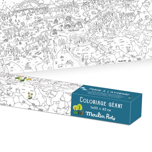 Coloriage Géant L'Explorateur