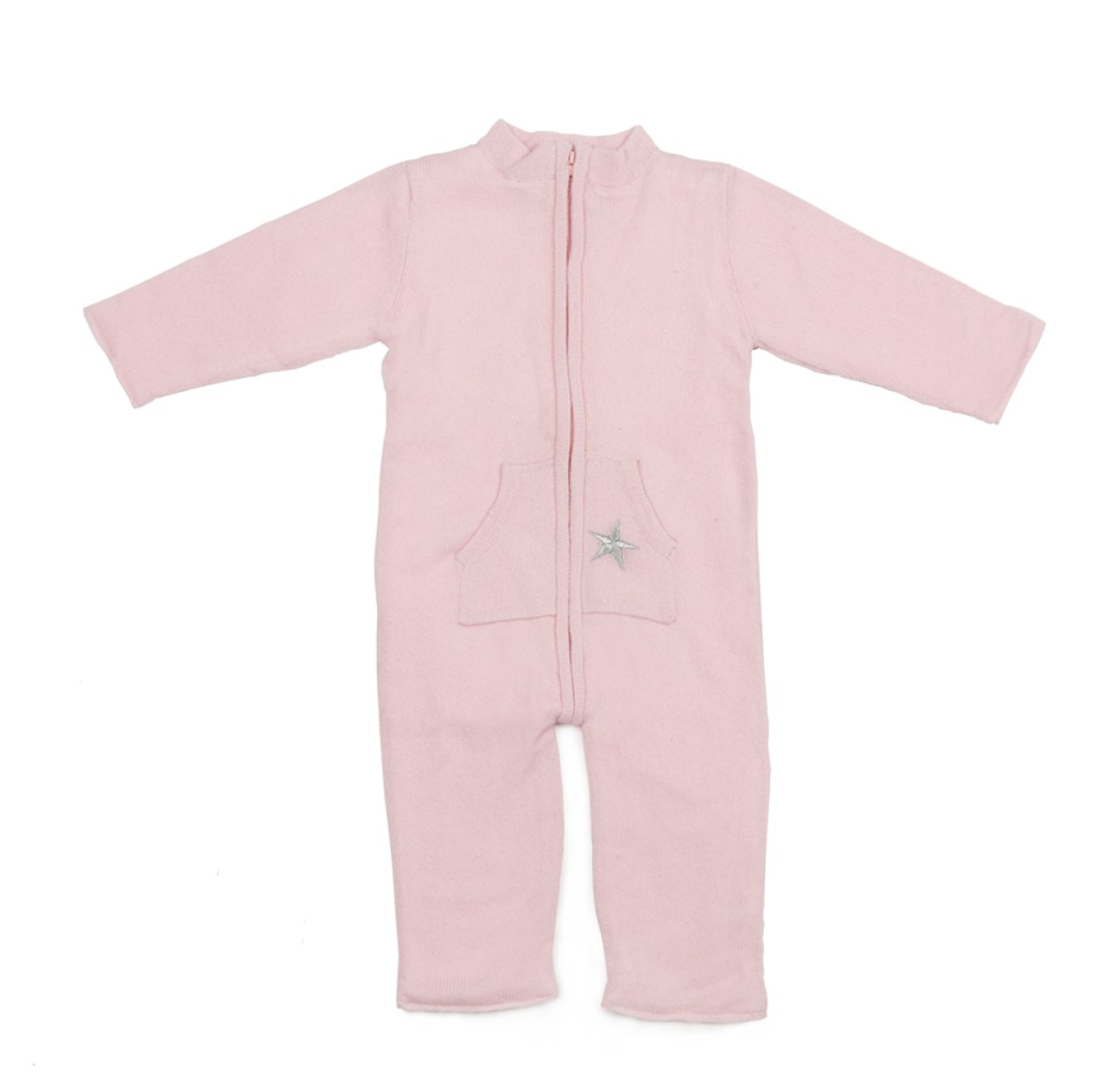 Combinaison bébé Cachemire - Rose pâle