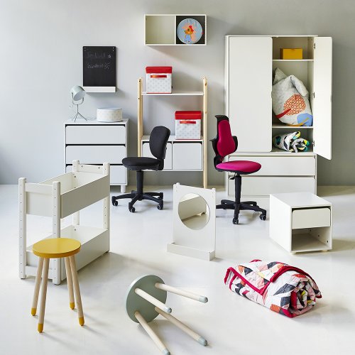 Commode 3 tiroirs - Blanc