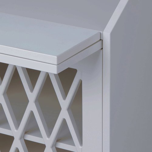 Commode à langer Harlequin - Gris clair