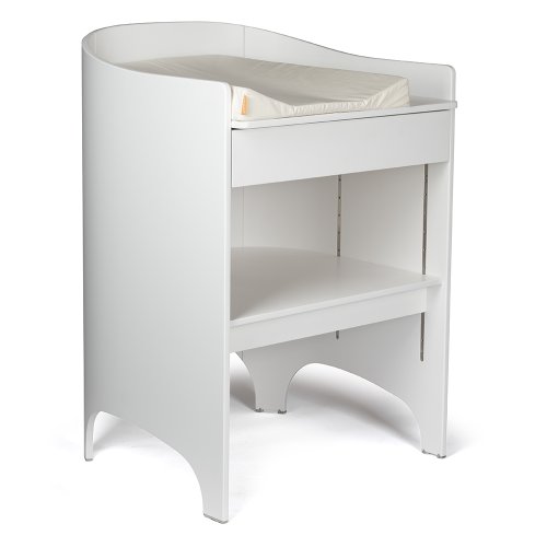 Commode à langer évolutive Leander transformable en bureau - Blanc