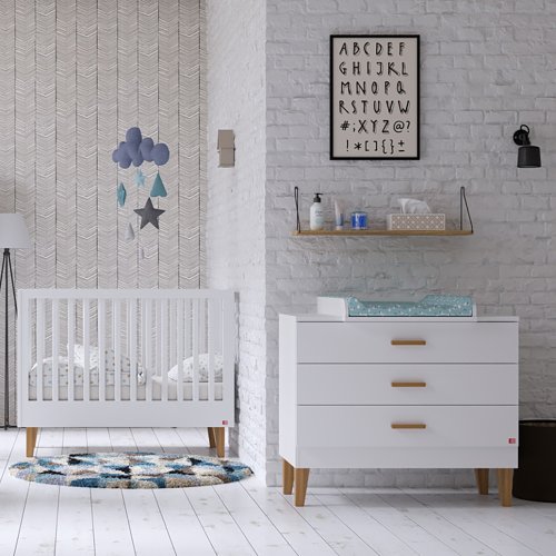 Commode à langer Lounge - Blanc