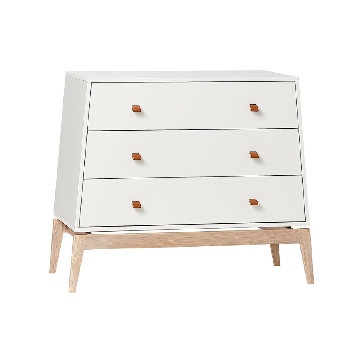 Commode 3 Tiroirs Luna - Blanc