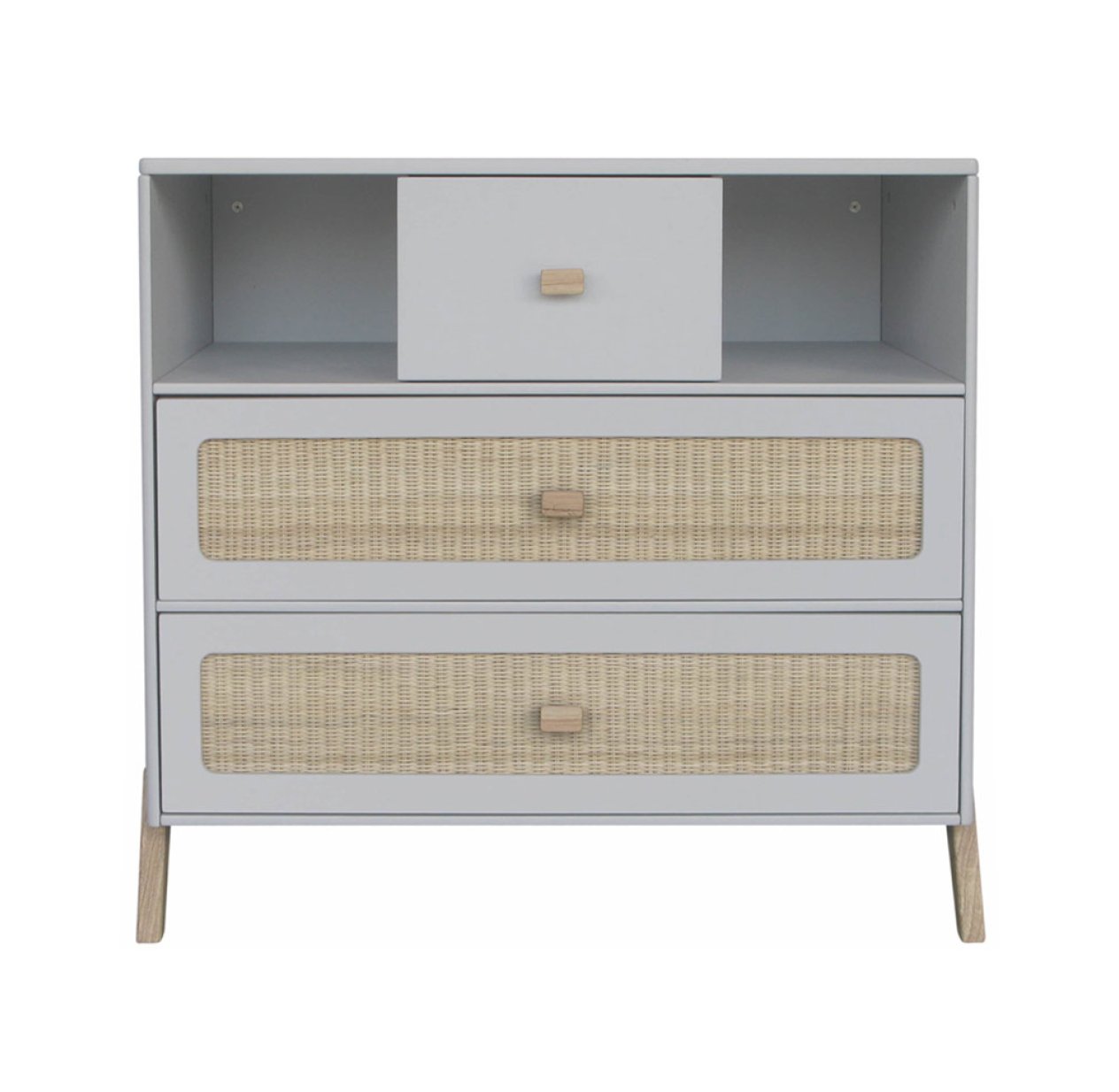 Commode cèdre et rotin Marélia - Lune