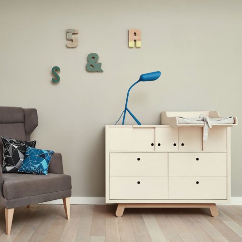 Commode avec tiroirs Peekaboo - Blanc