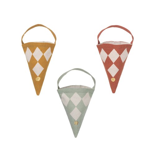 Set de 3 cornets de Noël - Diamonds