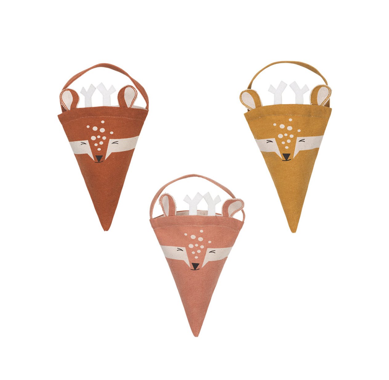 Set de 3 cornets de Noël - Rennes