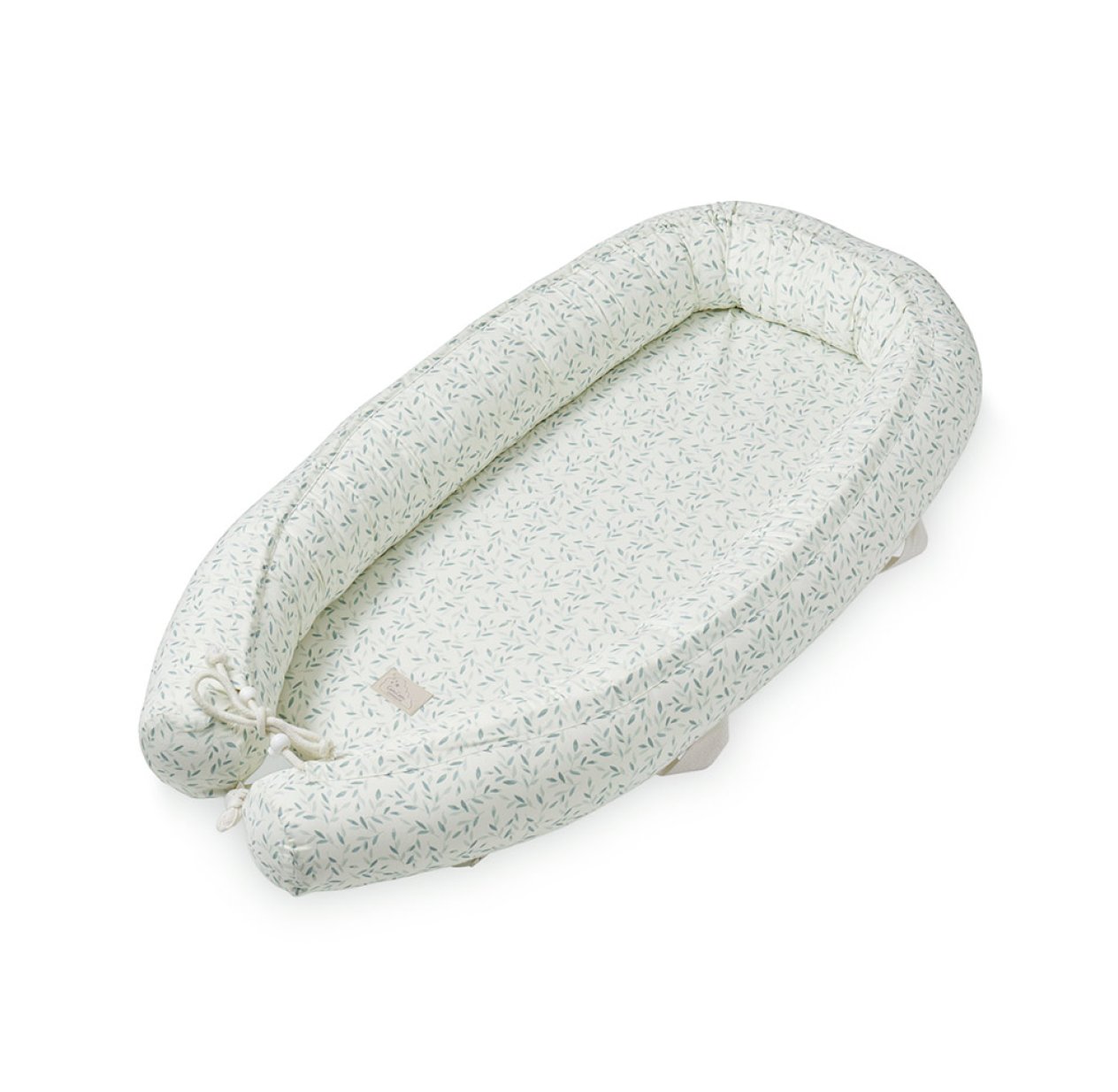 Couffin Baby Nest Green Leaves