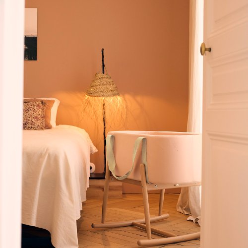 Couffin Kuko et son support à bascule - Nude