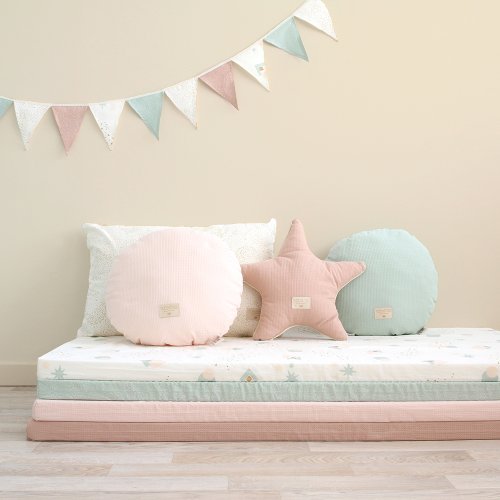 Coussin étoile Aristote Elements - Vieux rose