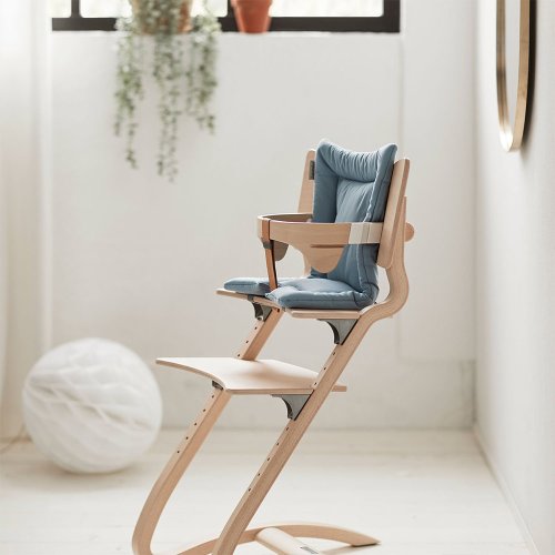 Coussin d'assise chaise haute Leander - Bleu clair