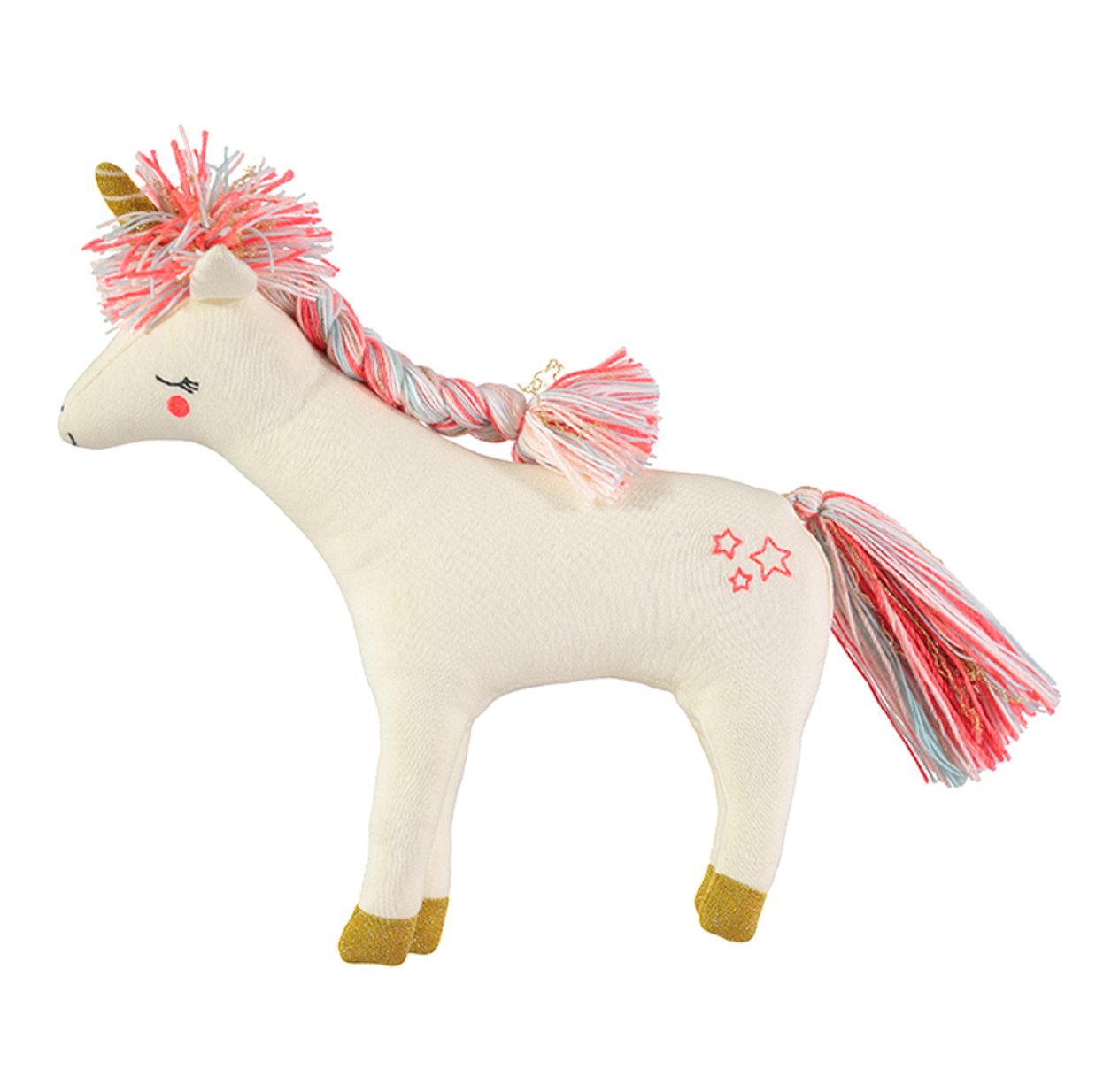Coussin Licorne - Ecru